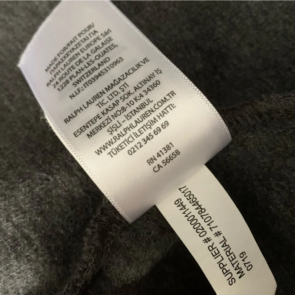 POLO Ralph Lauren 100% Cotton Quarter Zip Sweatshirt